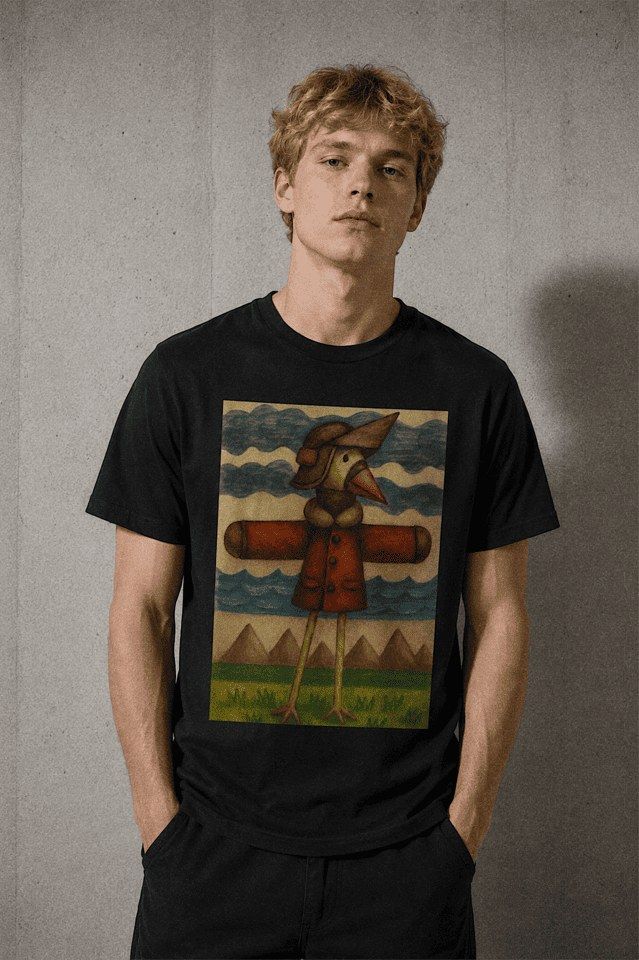 Camiseta Criatura de la Inocencia con modelo