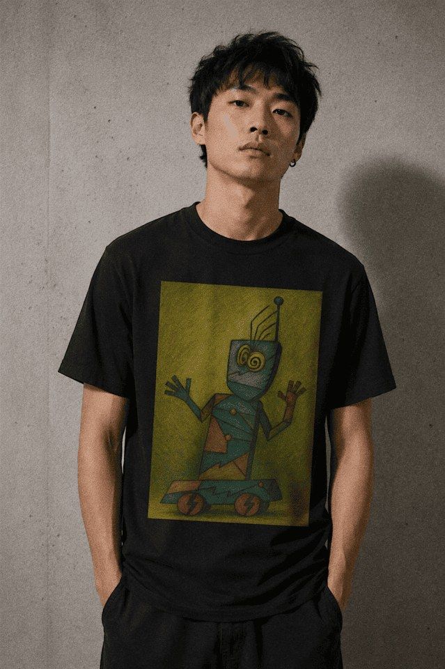 Camiseta Criatura de la Razón con modelo